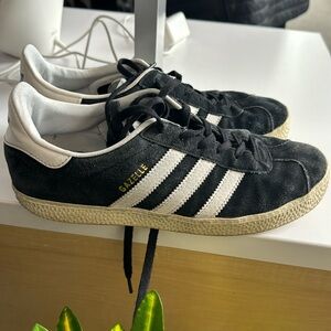 Adidas Gazelle Black and White US 5.5